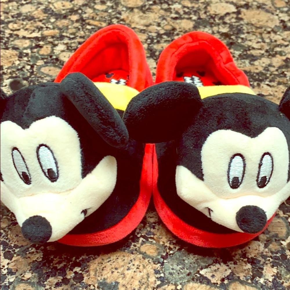 NWOT 3 for $22 Mickey Mouse Slippers